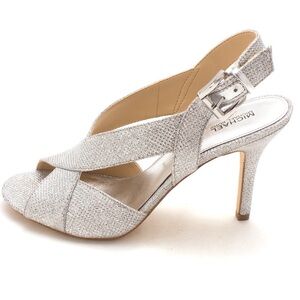 Michael Kors Glittering Silver Heels